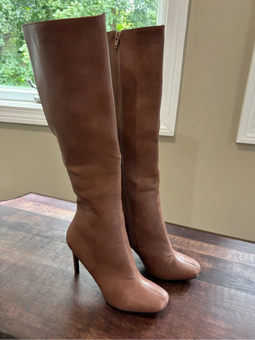 Journee Collection Glenda Wide Calf Stiletto Knee High Dress Boots